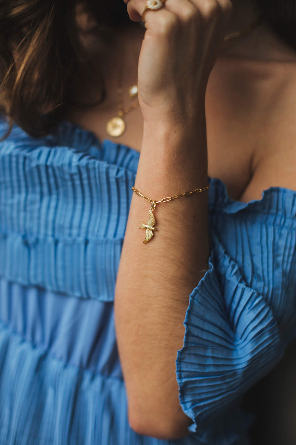 Lovebird Bracelet - Gold