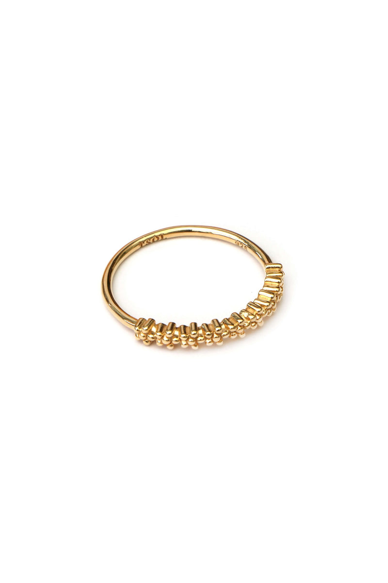 Tiny Flowers Ring - Goud