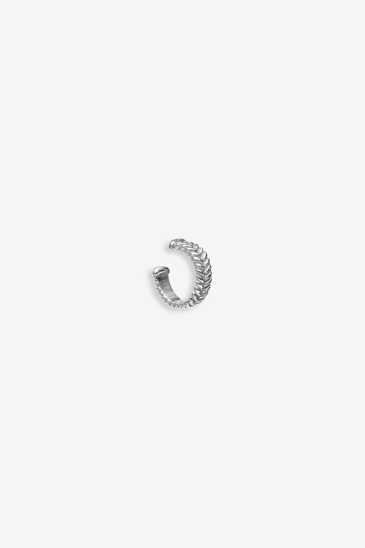 Ear cuff silver deals