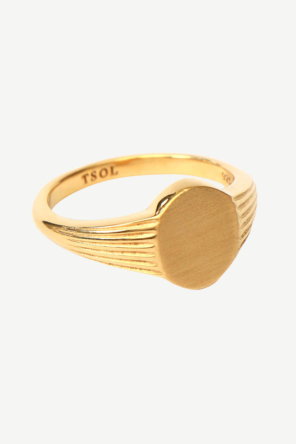 Classic Signet Ring - Goud