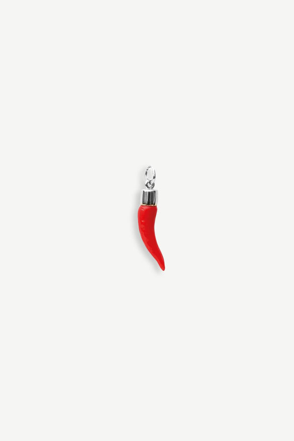 Spicy Chili Charm - Silver