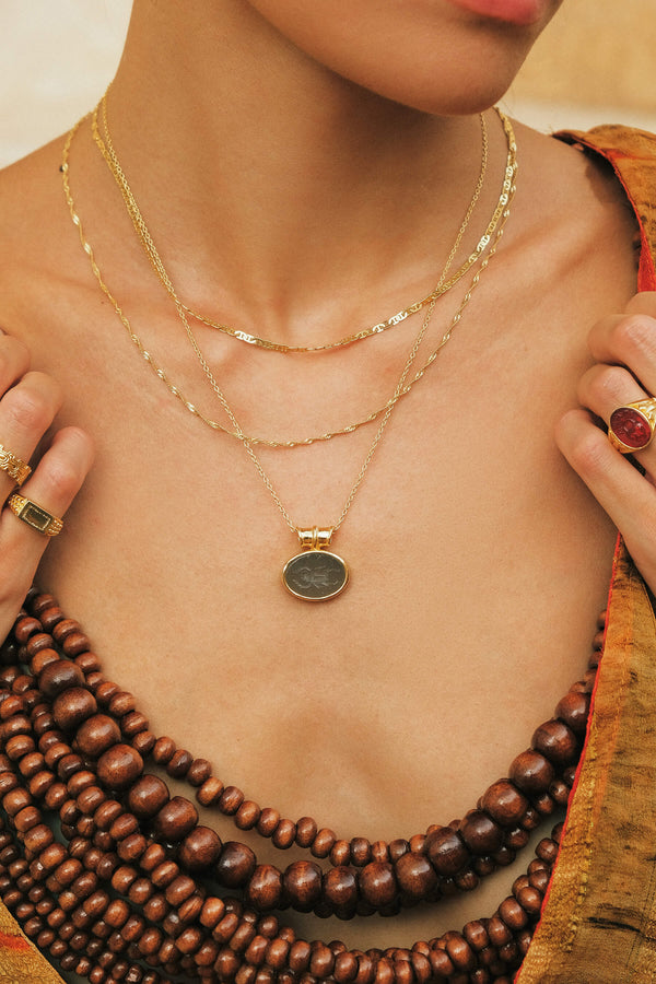 Vintage Chain Ketting - Zilver