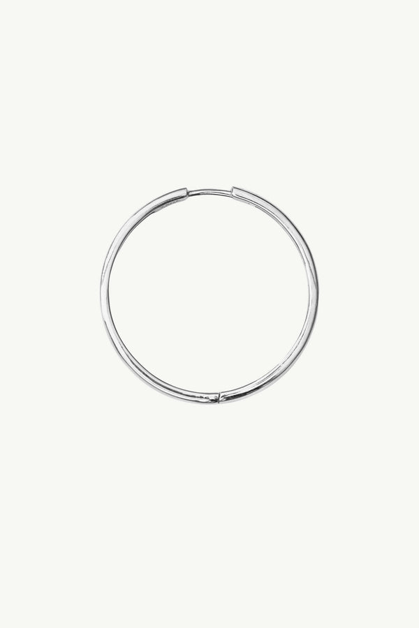Classic Hoop Large - Silver