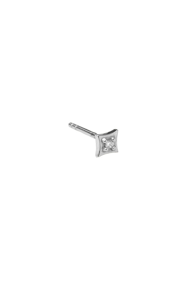 Tiny Star Stud Oorbel - Zilver