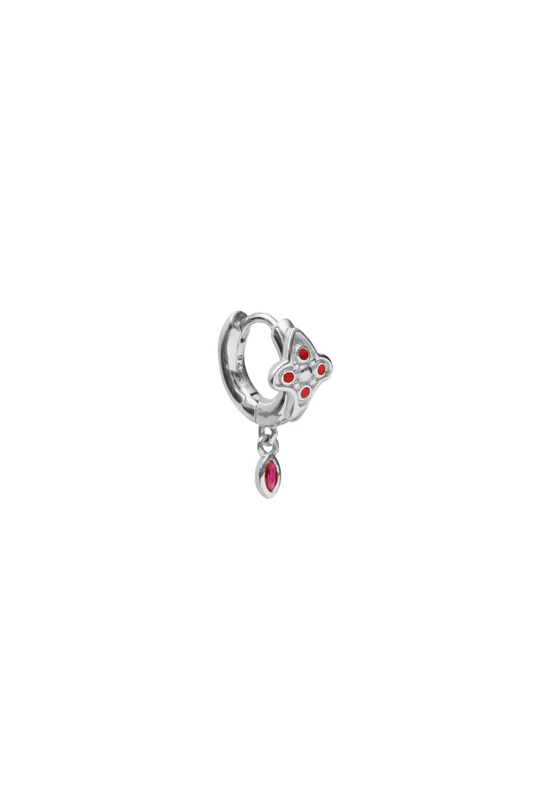 Victorian Hoop Oorbel - Zilver