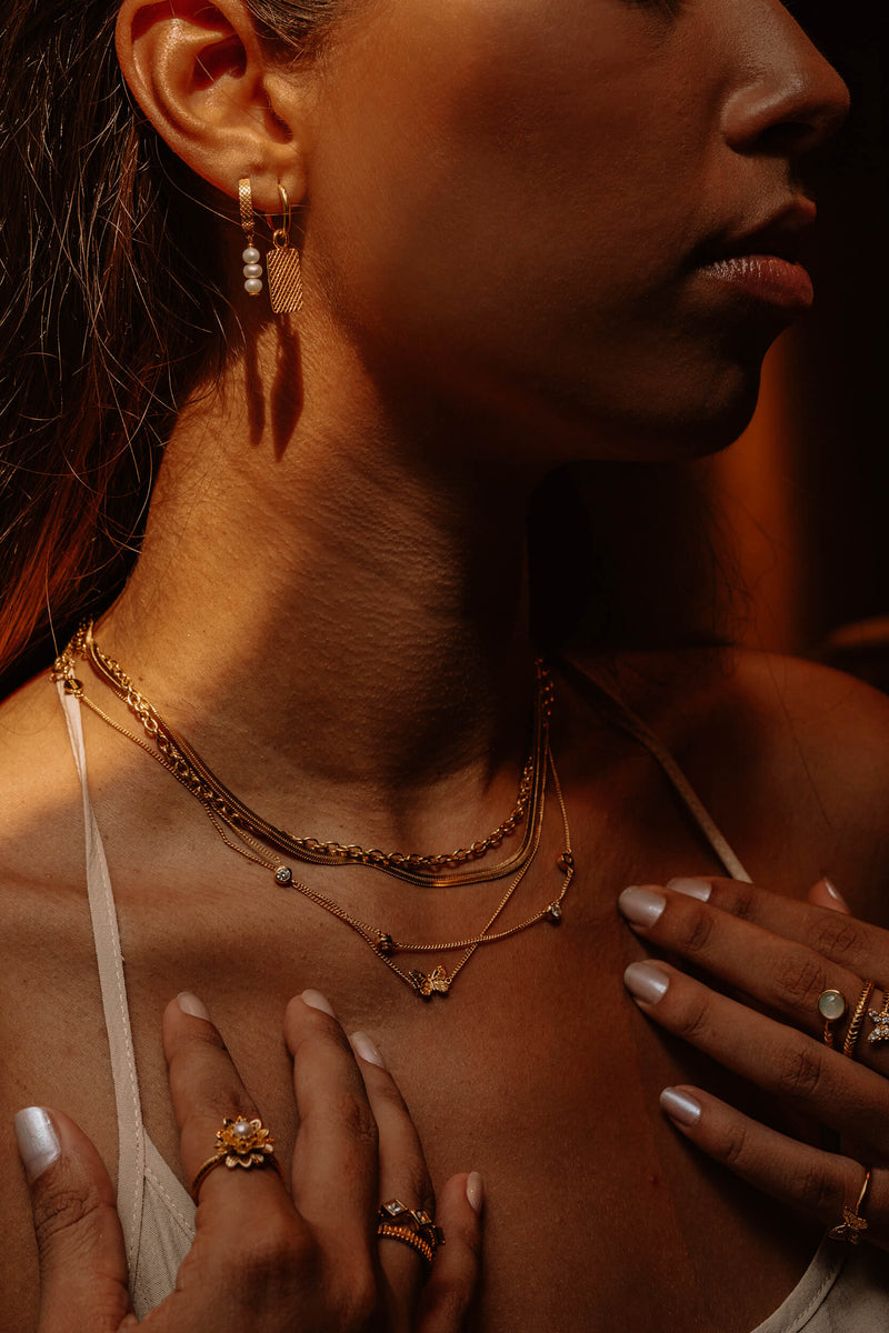Serpent Hoops Oorbellen - Goud