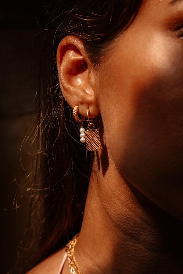 Serpent Hoops Earrings - Silver