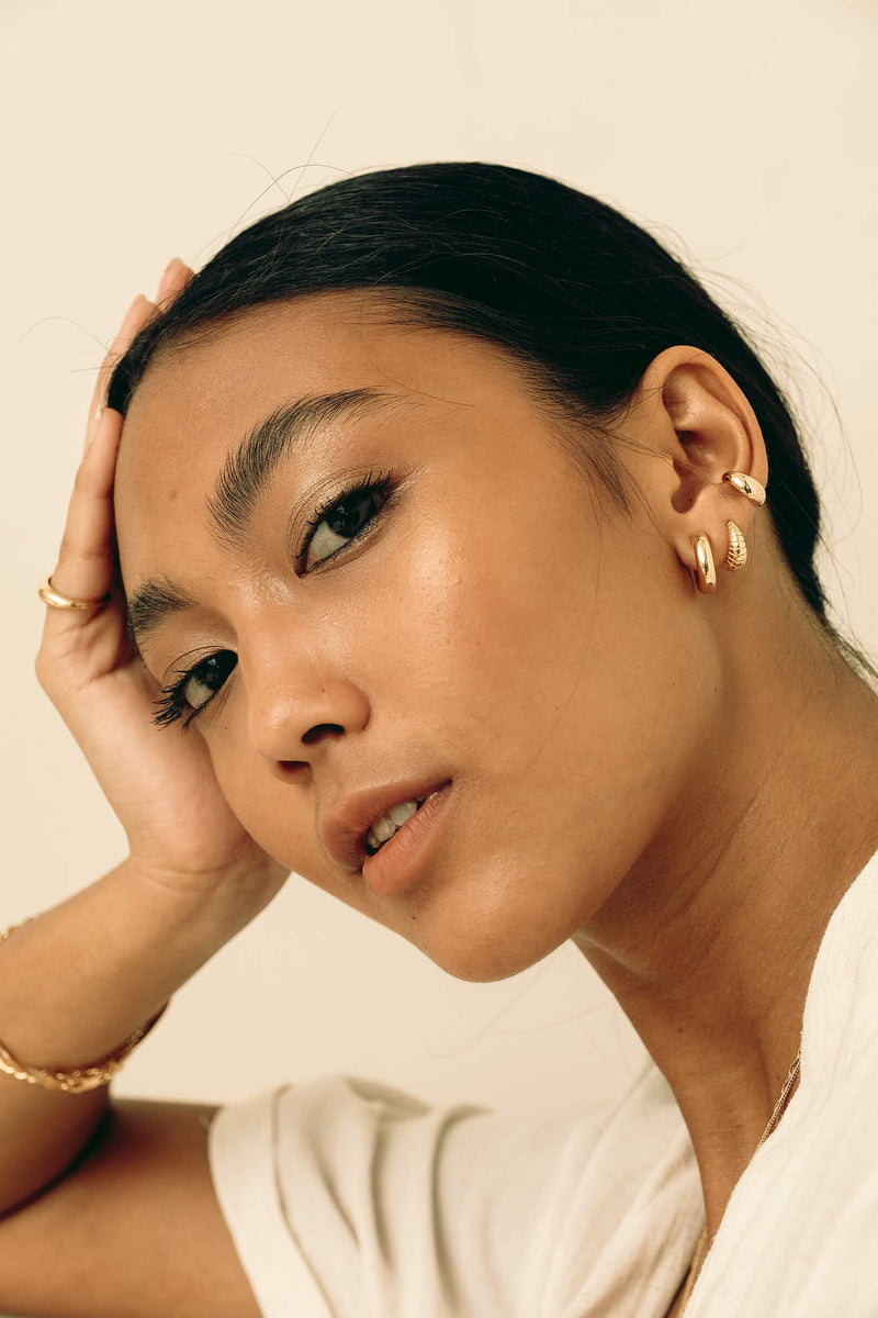 Classic Dome Ear Cuff - Goud