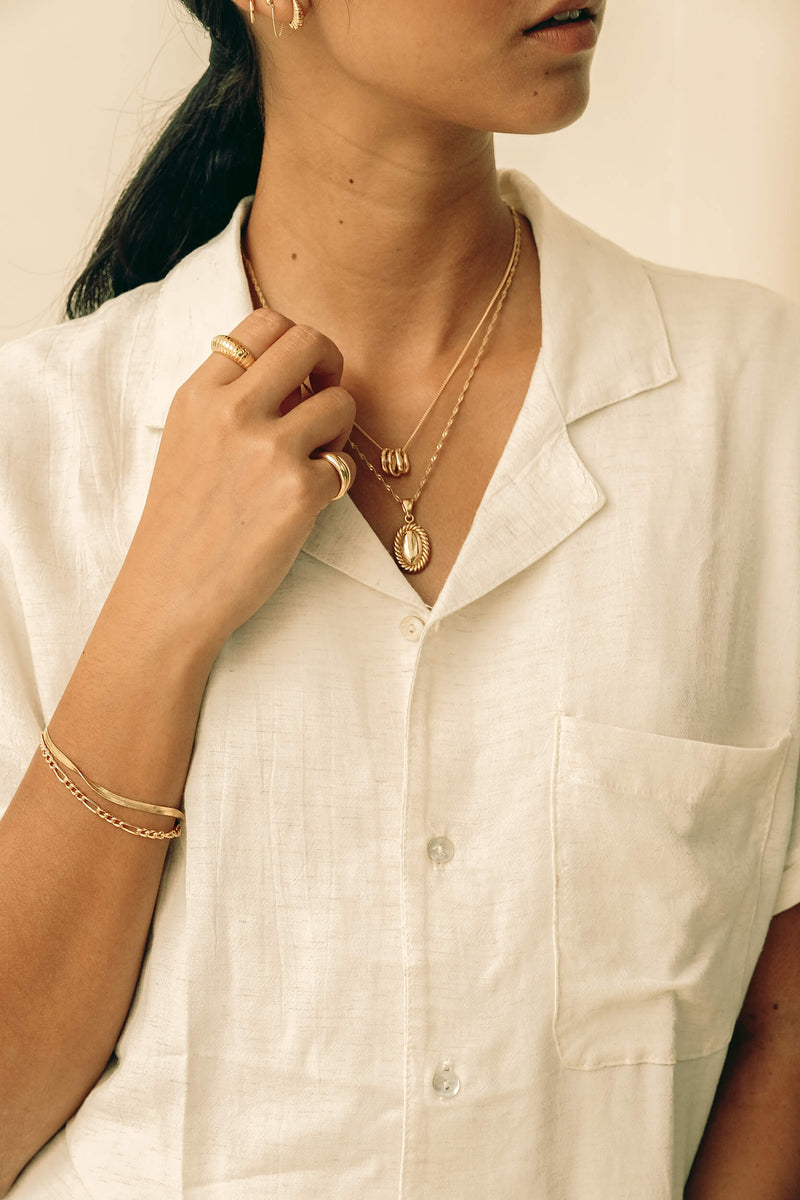 Mixed Up Armband - Goud