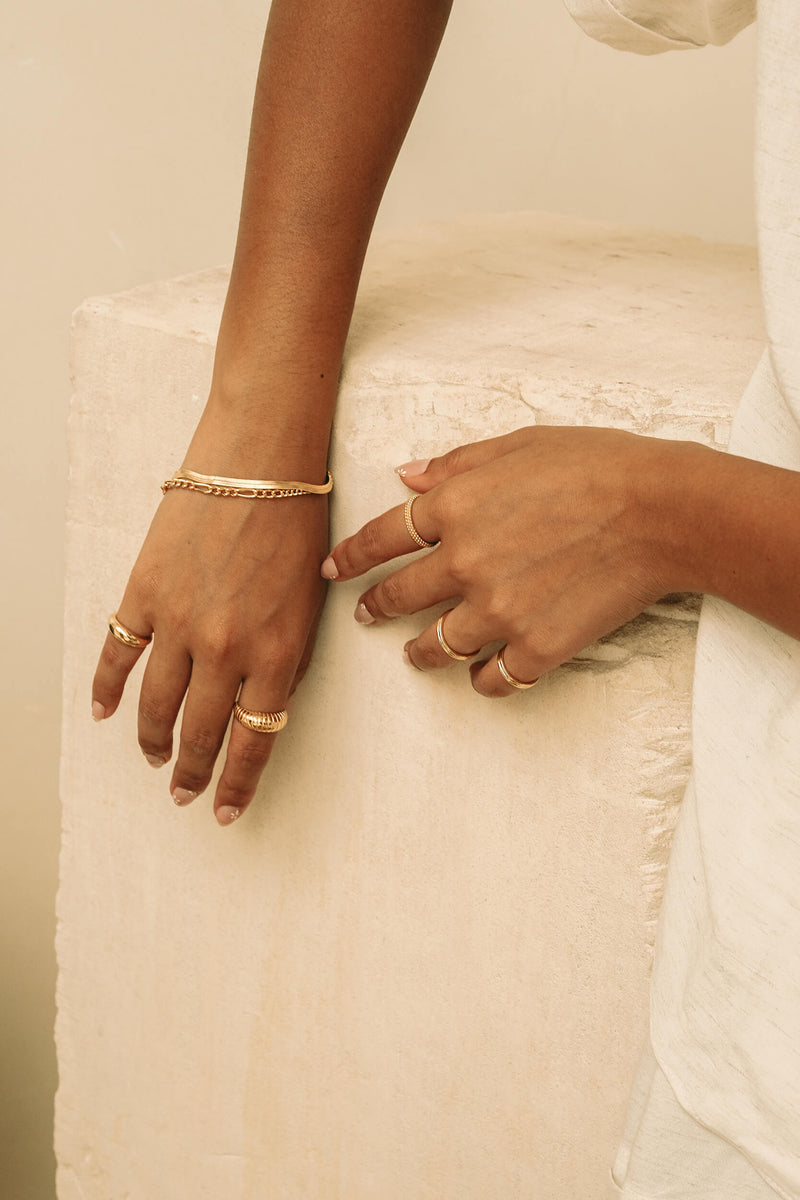 Mixed Up Armband - Goud