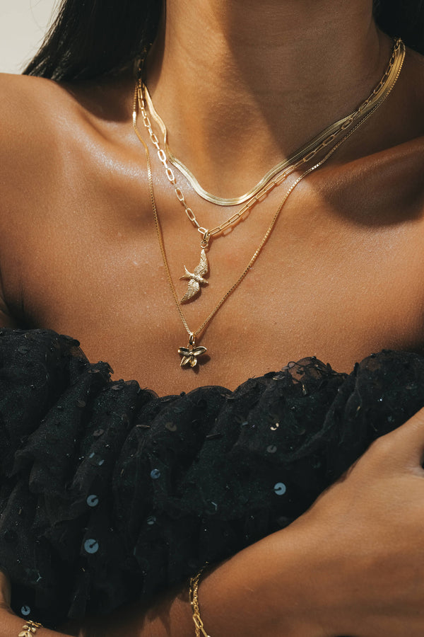 Serpent Chain Necklace - Gold