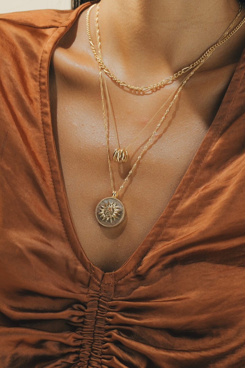 Three Is A Charm Ketting - Zilver