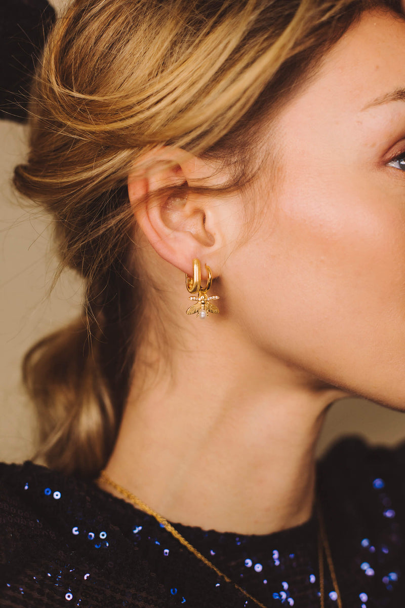 Firefly Hoops Earrings - Gold
