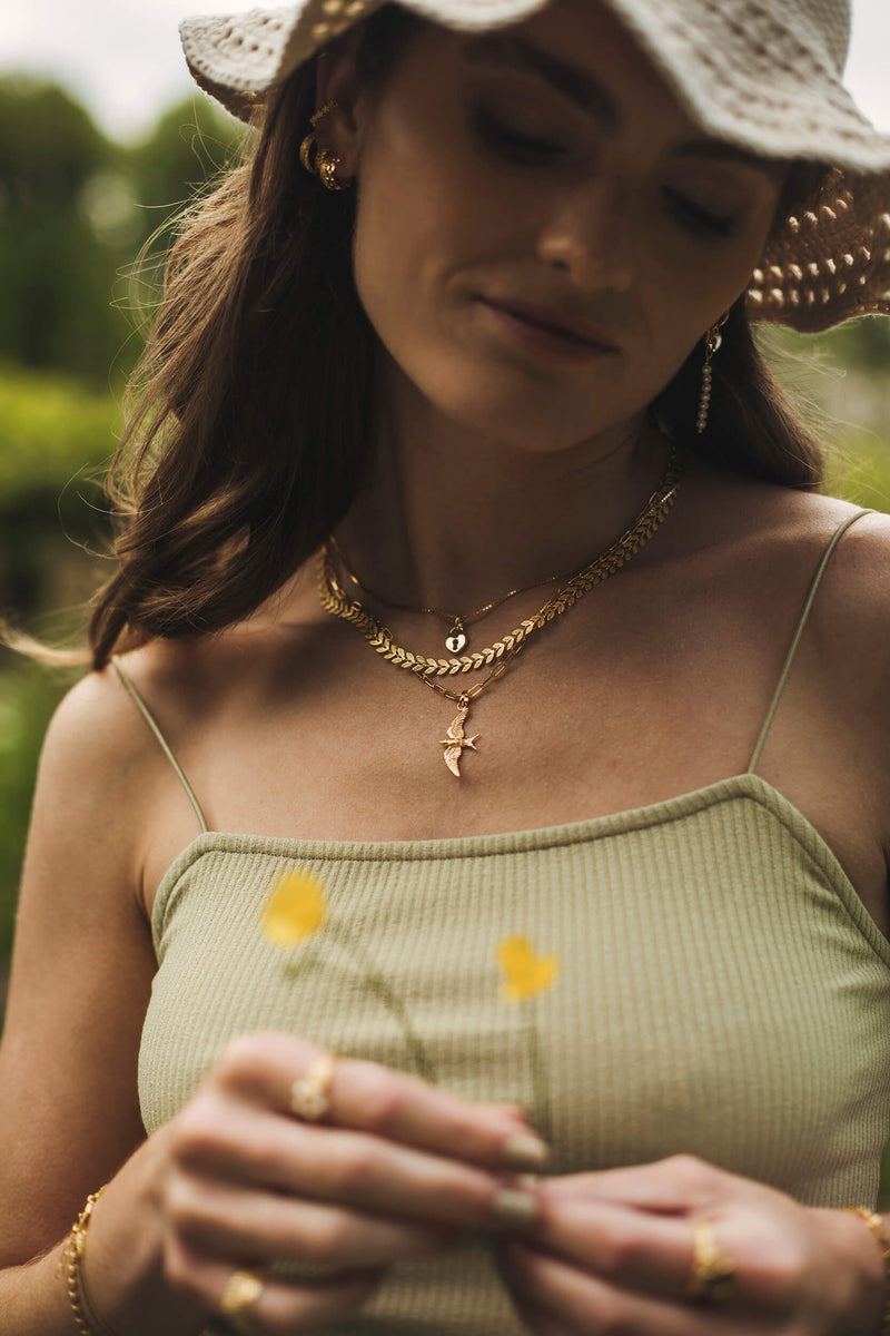 Twig Ketting - Goud