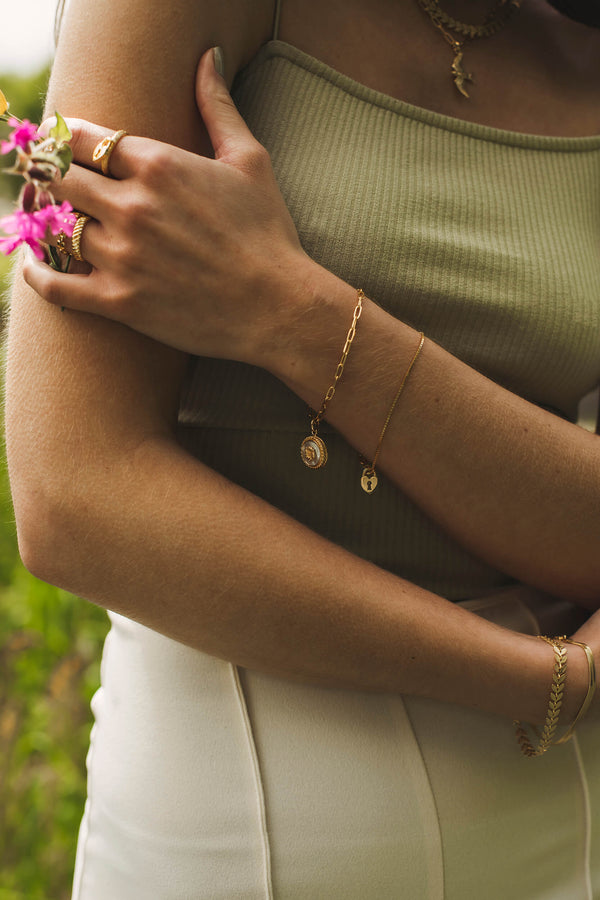 Love Lock Armband - Goud