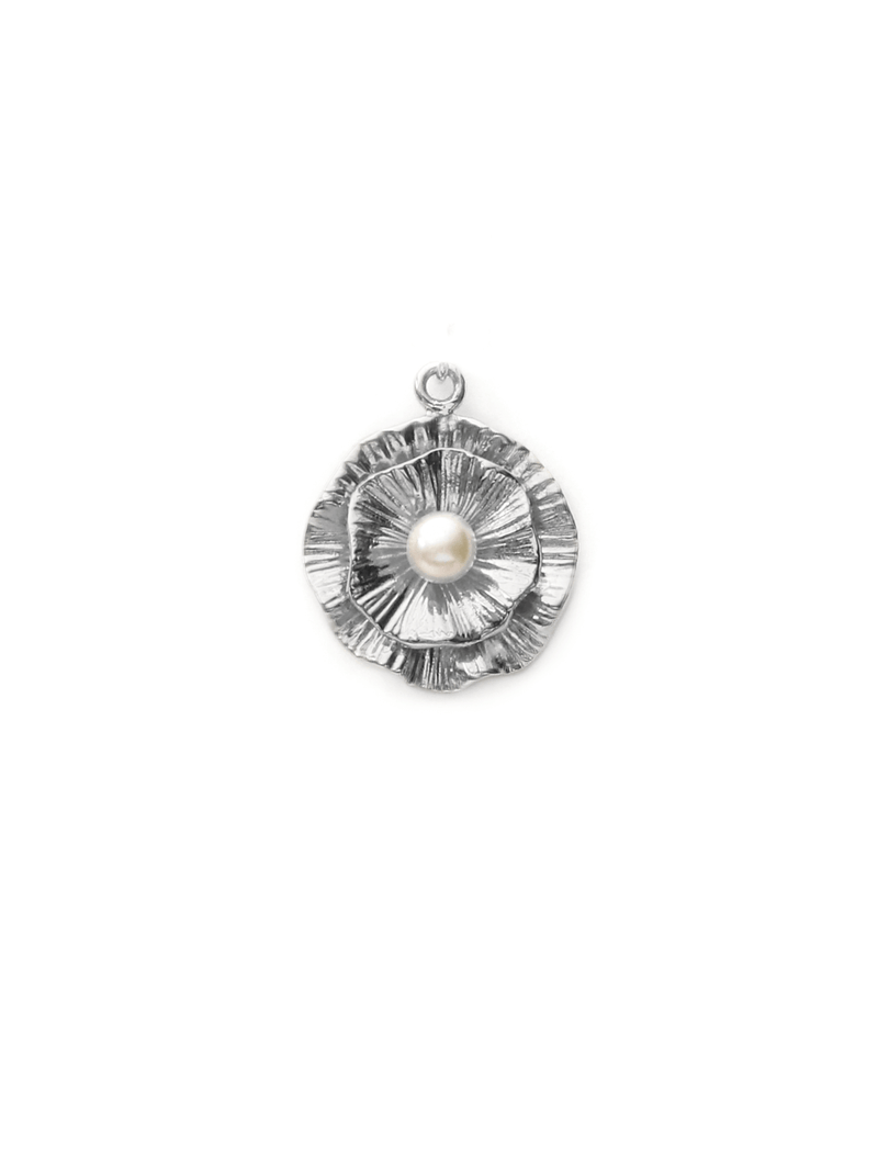 Lily Pad Charm - Silver