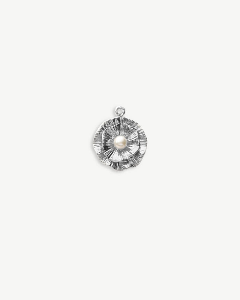 Lily Pad Charm - Silver