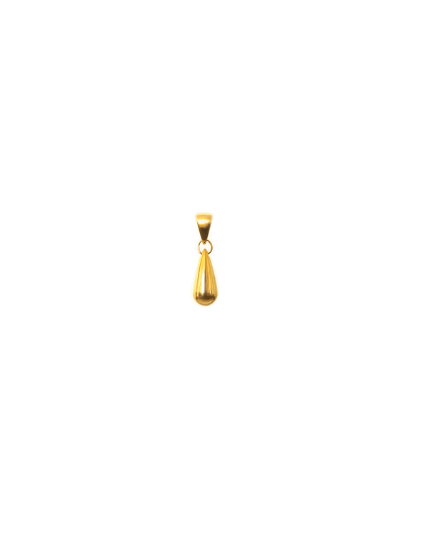 Teardrop Charm - Gold