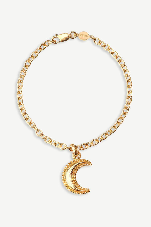 Crescent Moon Armband - Goud