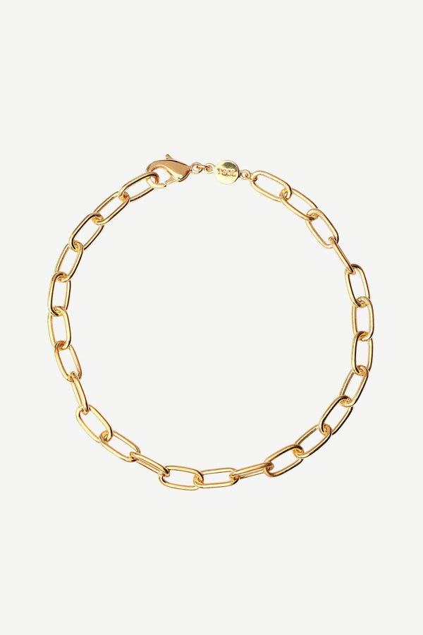 Chunky Link Chain Armband - Goud