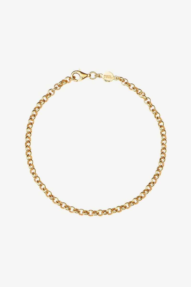 Chunky Round Chain Bracelet - Gold