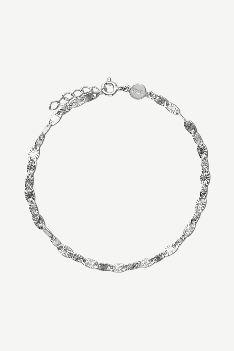 Fan Chain Armband - Zilver