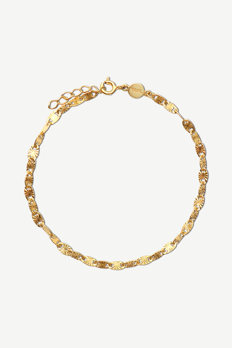 Fan Chain Armband - Goud