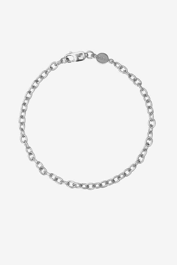 Cable Chain Armband - Zilver