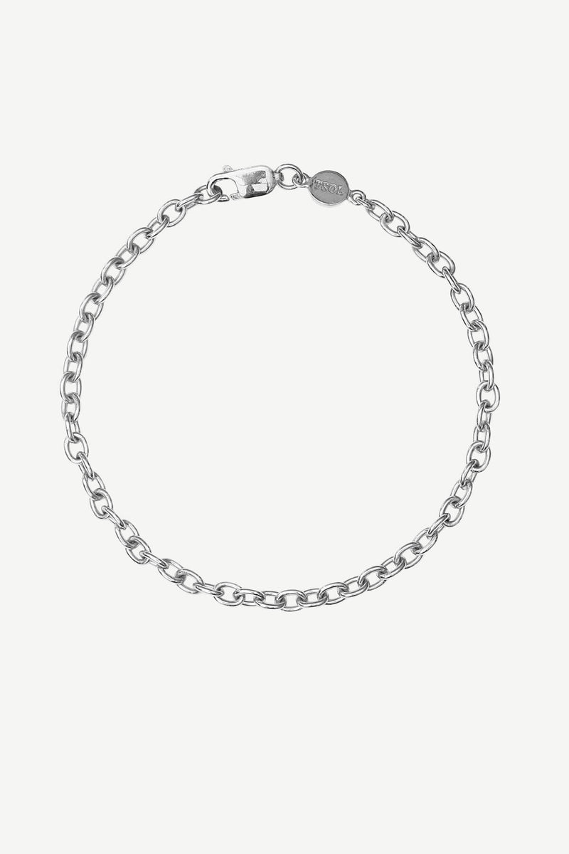 Cable Chain Armband - Zilver