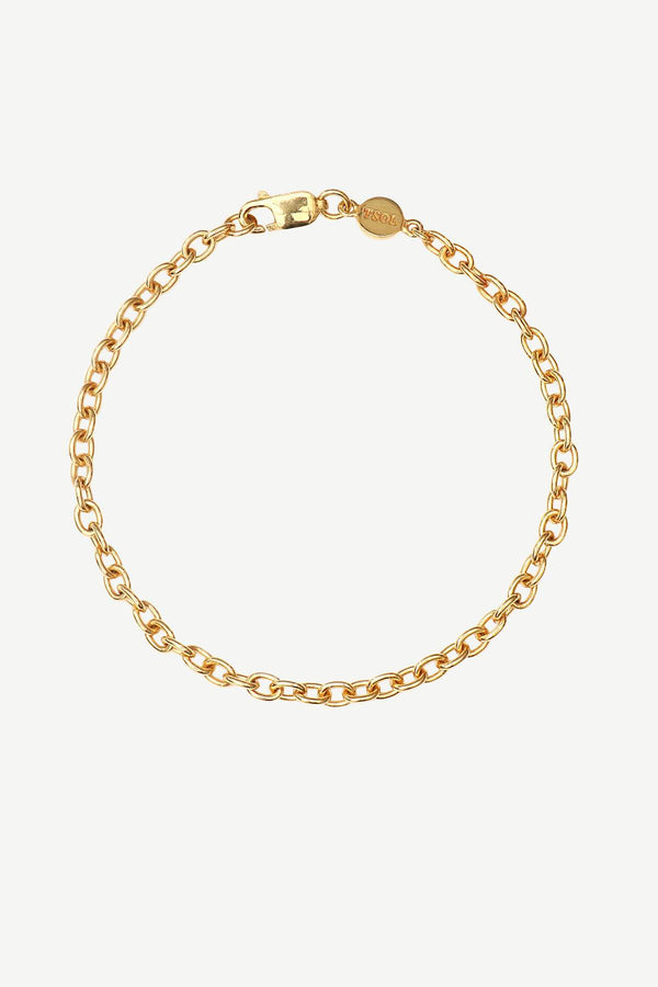 Cable Chain Armband - Goud