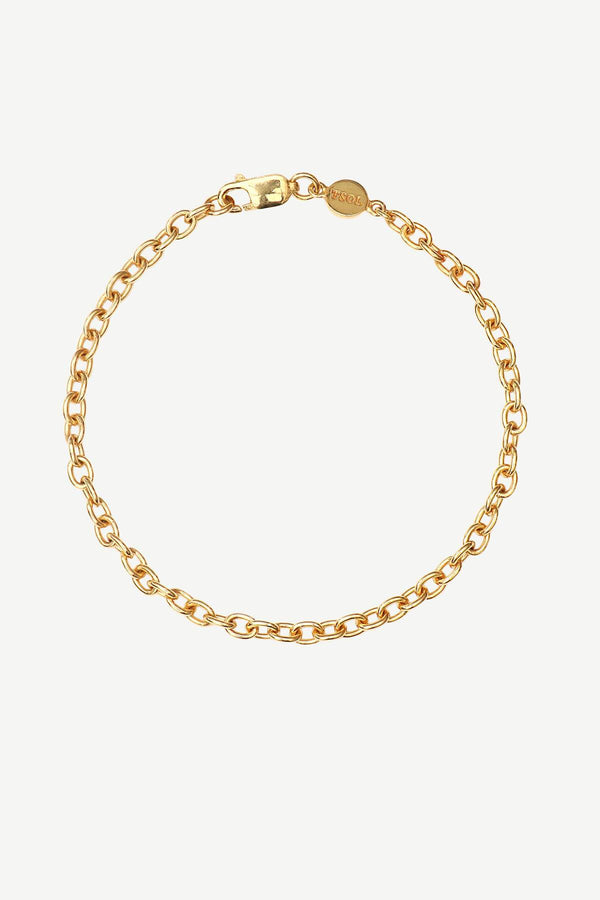 Cable Chain Armband - Goud