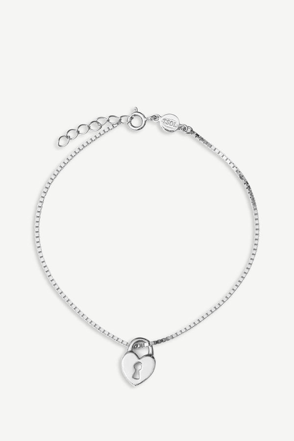 Love Lock Bracelet - Silver