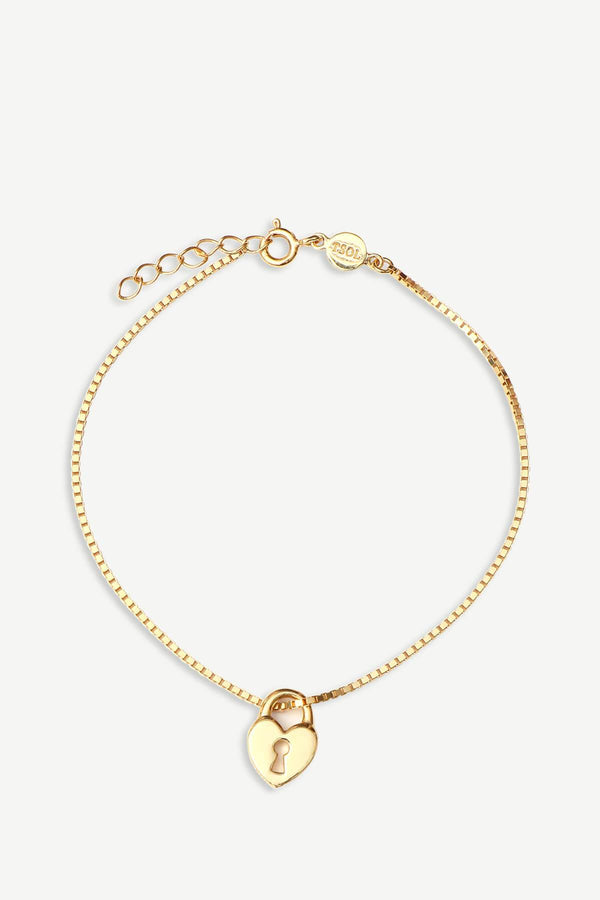 Love Lock Bracelet - Gold