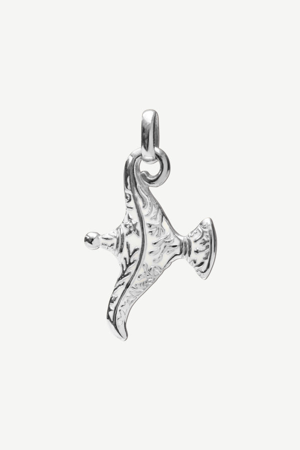 Magic Lamp Charm - Silver