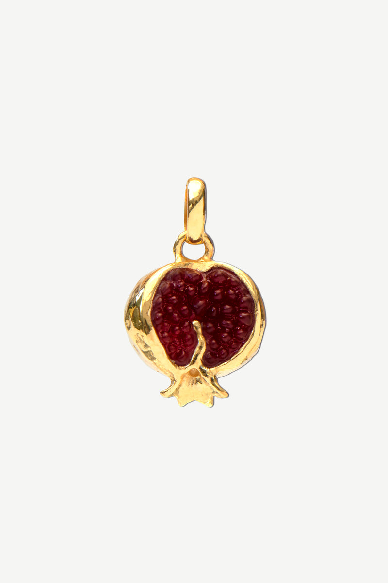 Pomegranate Charm - Gold