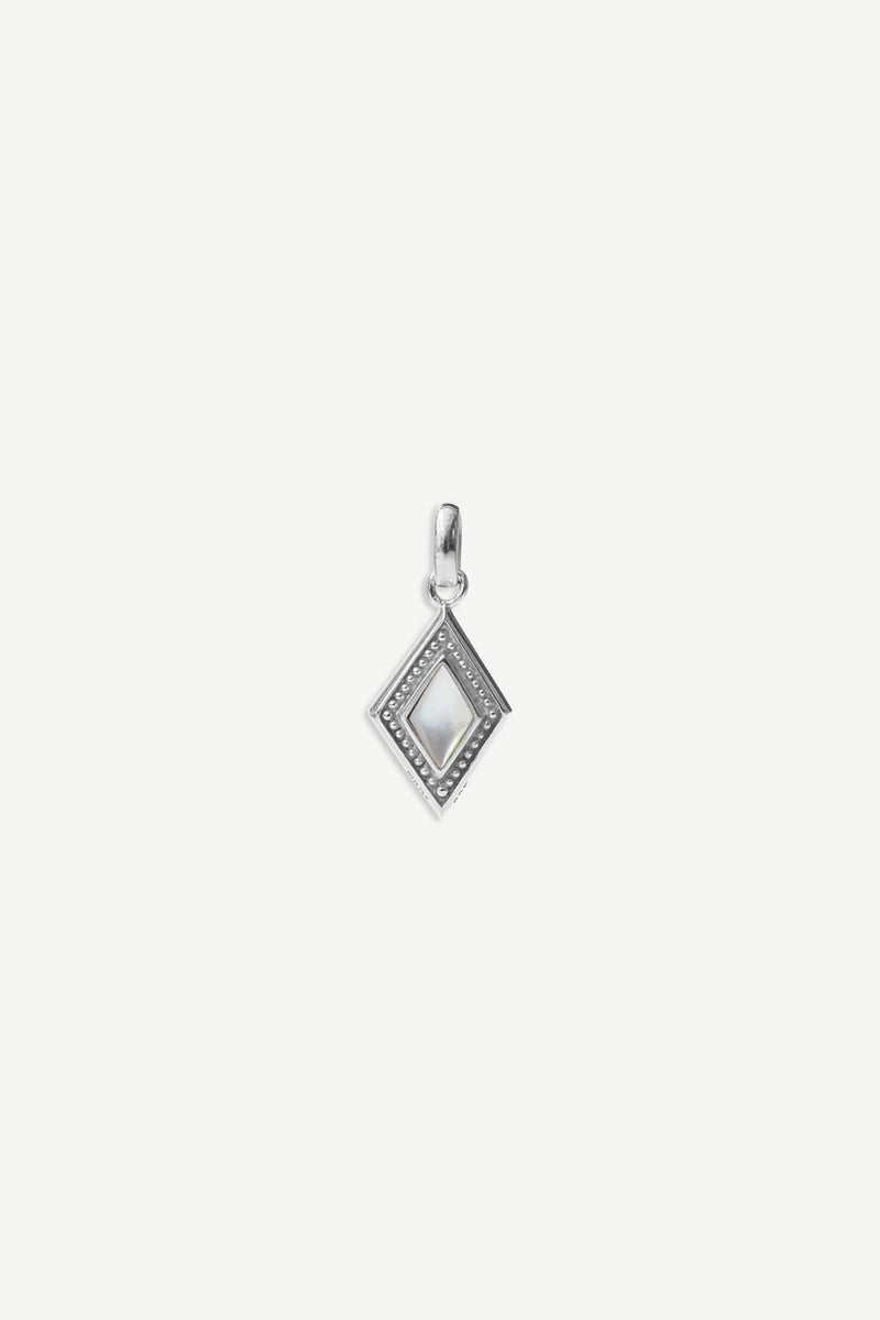 Mother of Pearl Diamond Bedel - Zilver