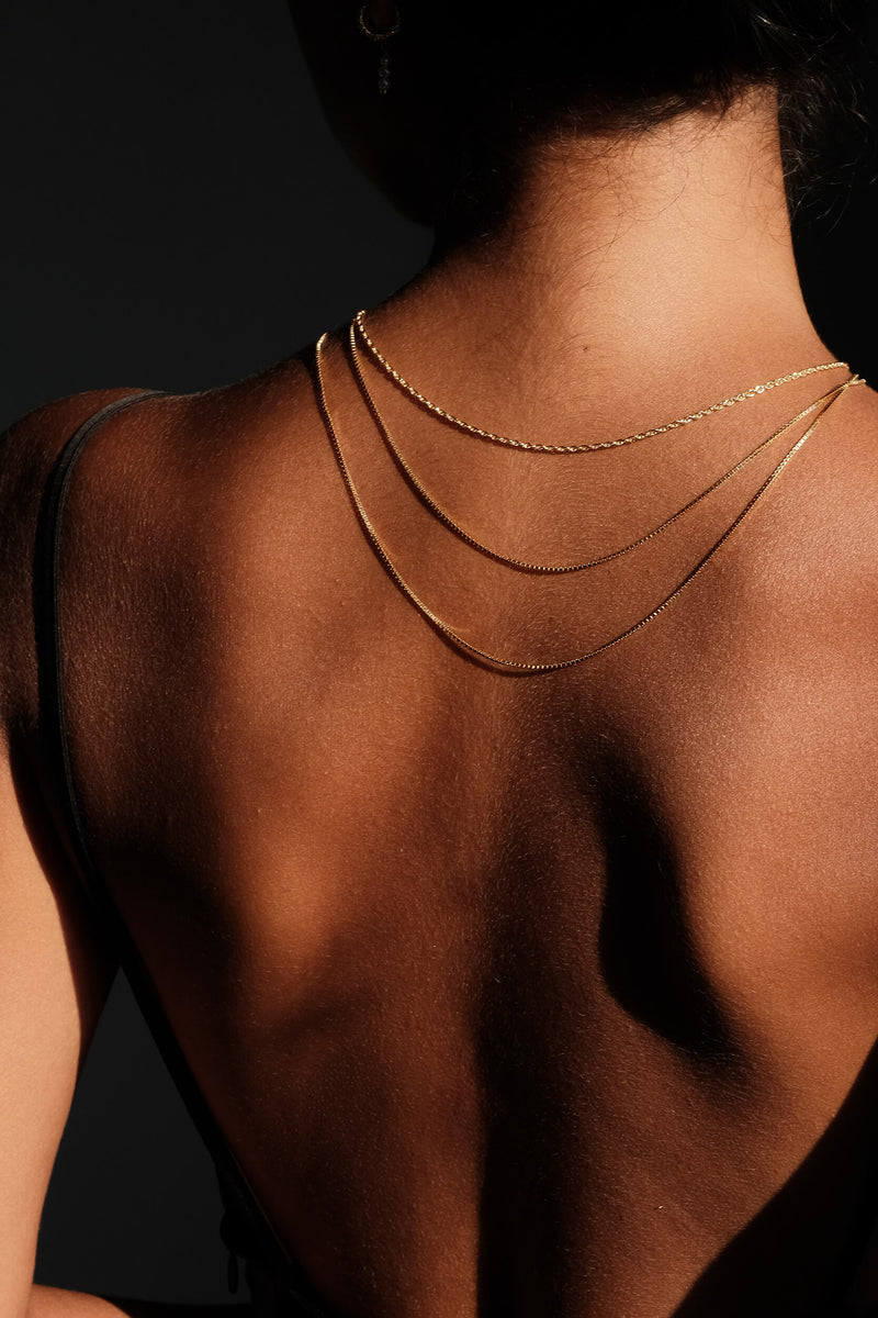 Bold Base Chain 40 cm Necklace - Gold