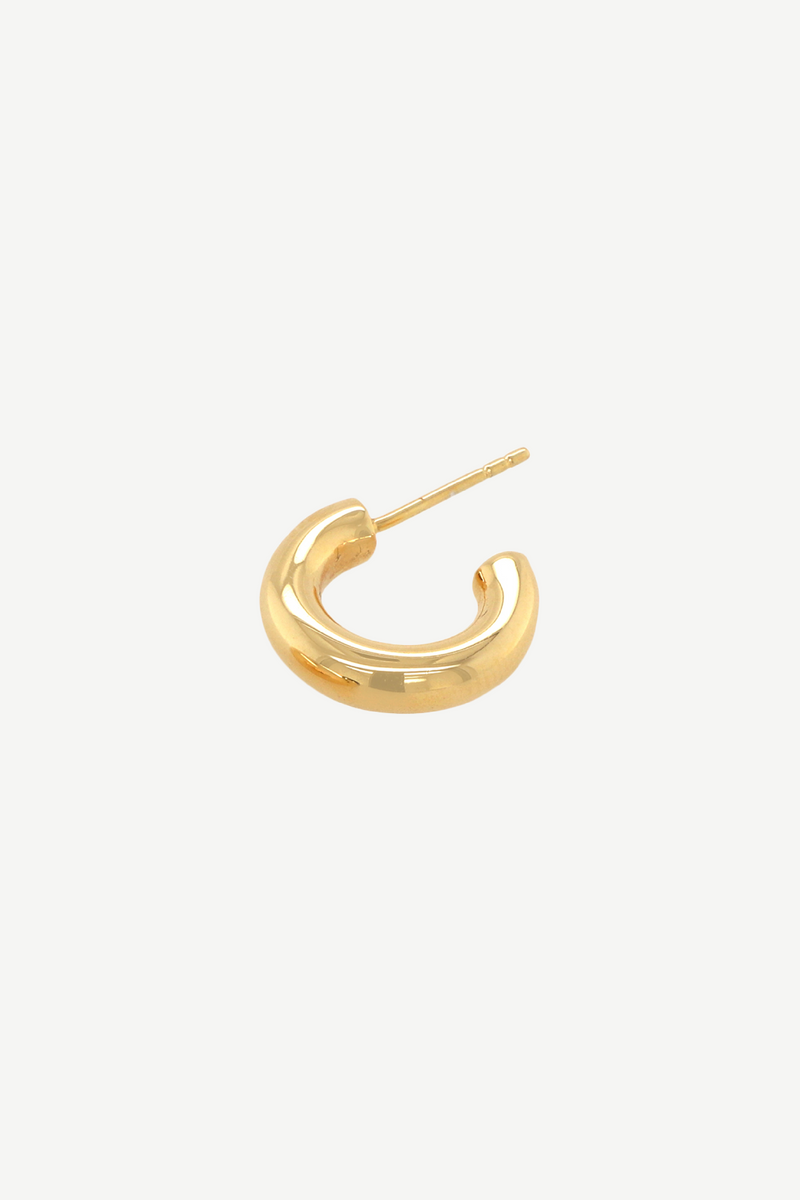 Chunky Hoop Earring - Gold