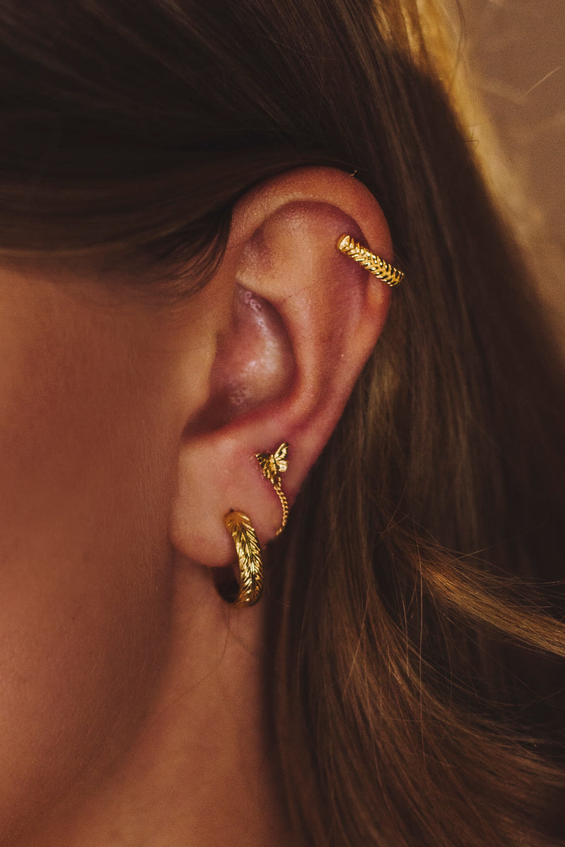 Liana Hoop Earring 16 mm - Gold