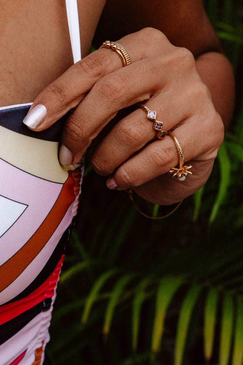 Dew Drops Ring - Goud