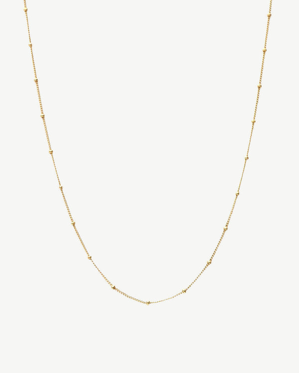 Dot Base Chain Ketting 45 cm - Goud