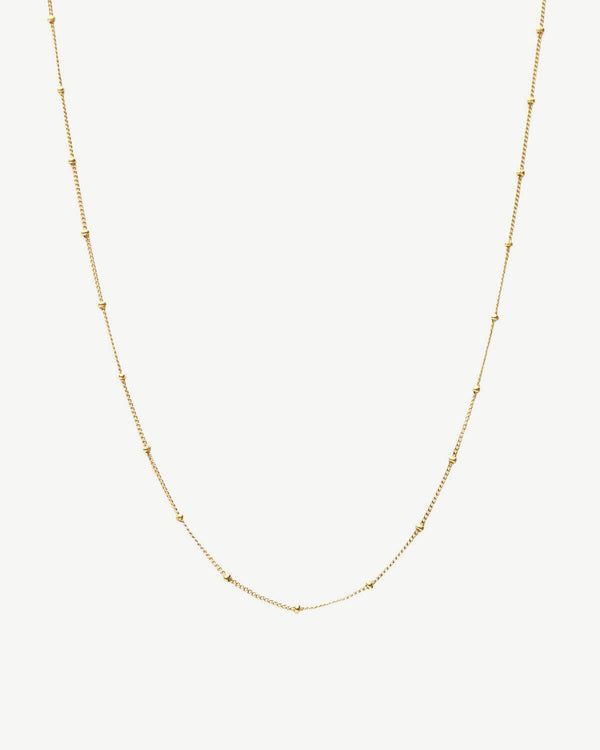 Dot Base Chain Ketting 45 cm - Gold