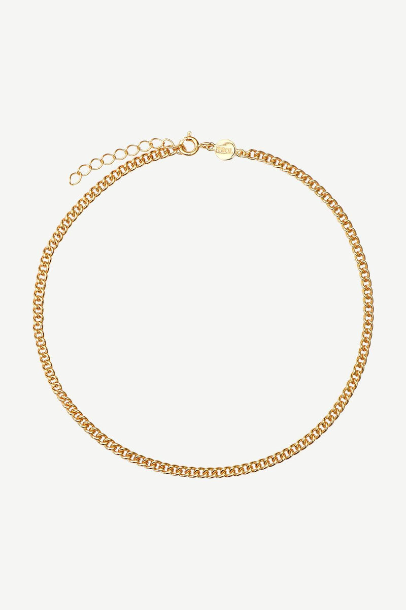 Curb Chain Anklet - Gold