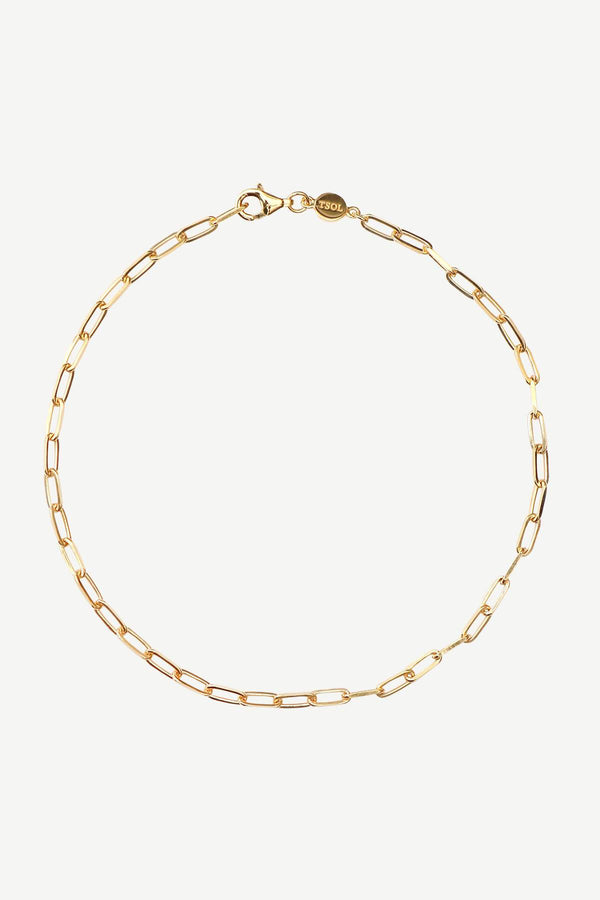 Chunky Chain Anklet - Gold