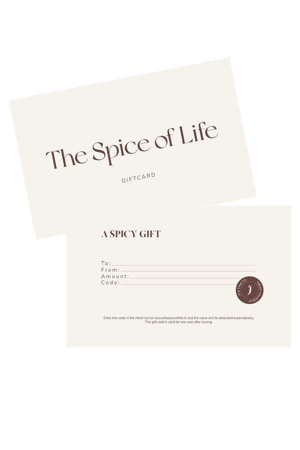 Digitale Gift Card (via mail) - Vanaf €10