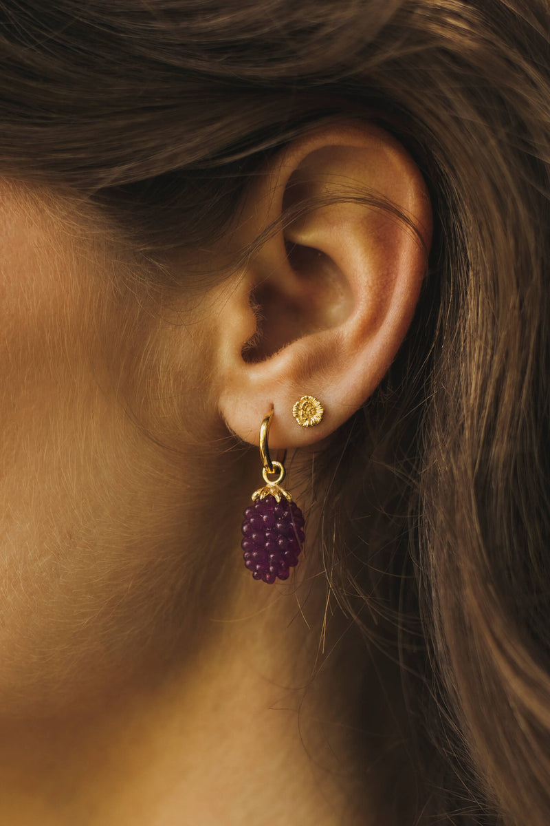 Poppy Stud Earring - Silver