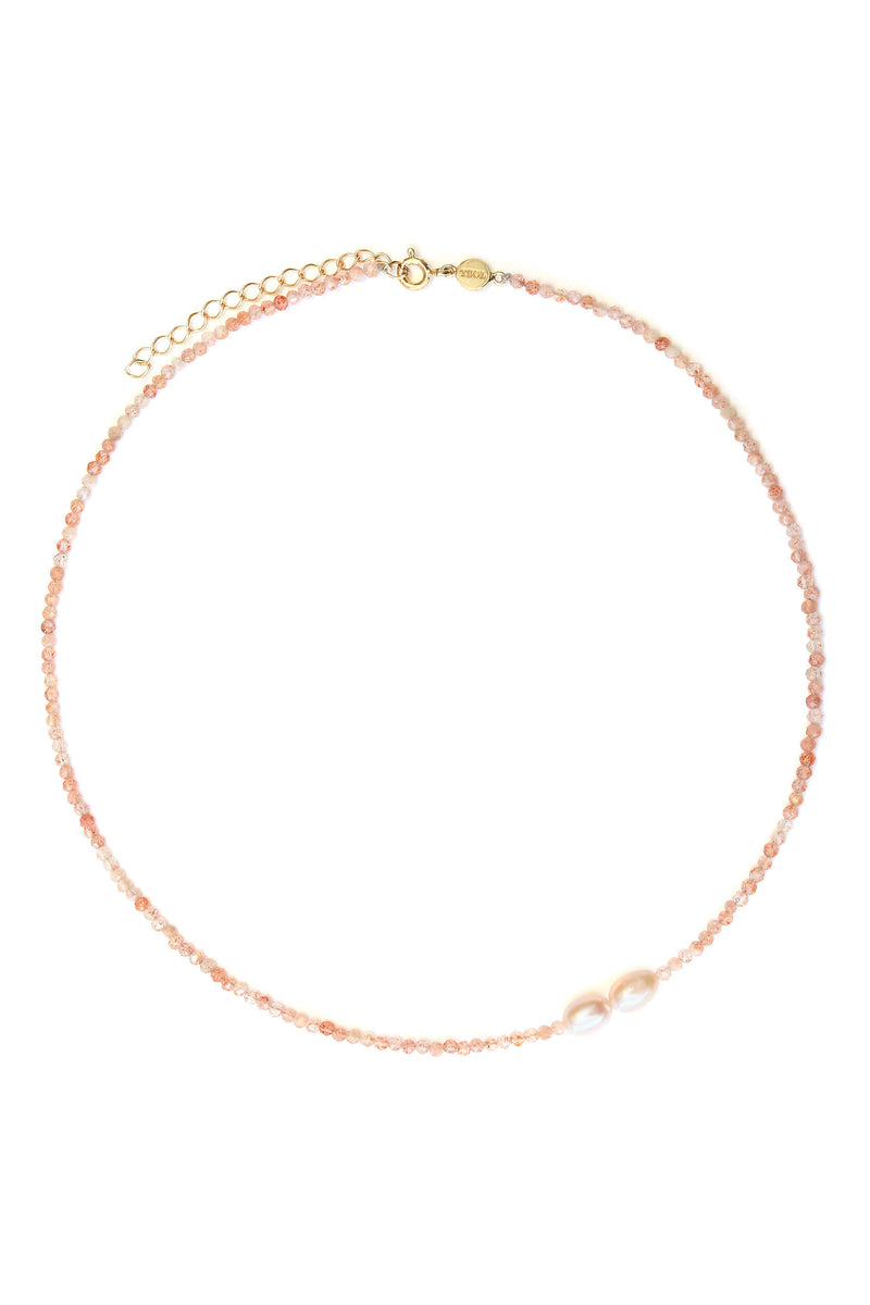 Champagne Beads - Necklace
