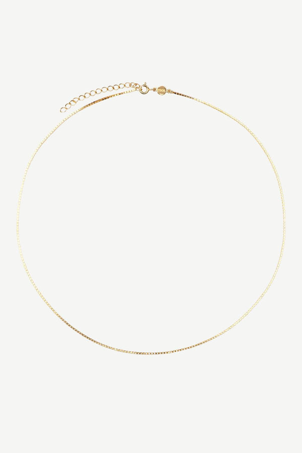 Box Base Chain 40 cm Necklace - Gold