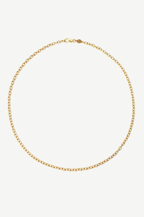 Cable Chain Ketting - Goud