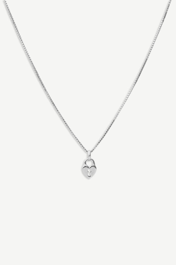 Love Lock Necklace - Silver